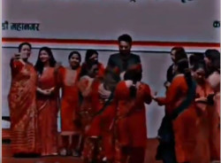 Balen Shah's Teej dance with female colleagues